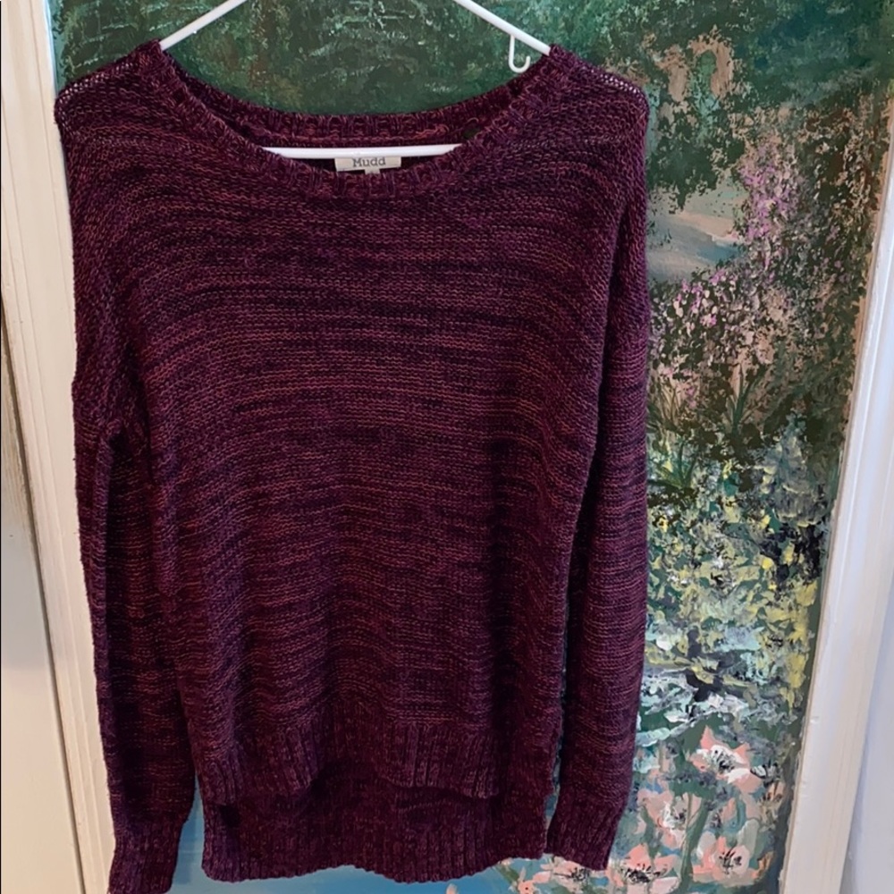 Maroon sweater dress